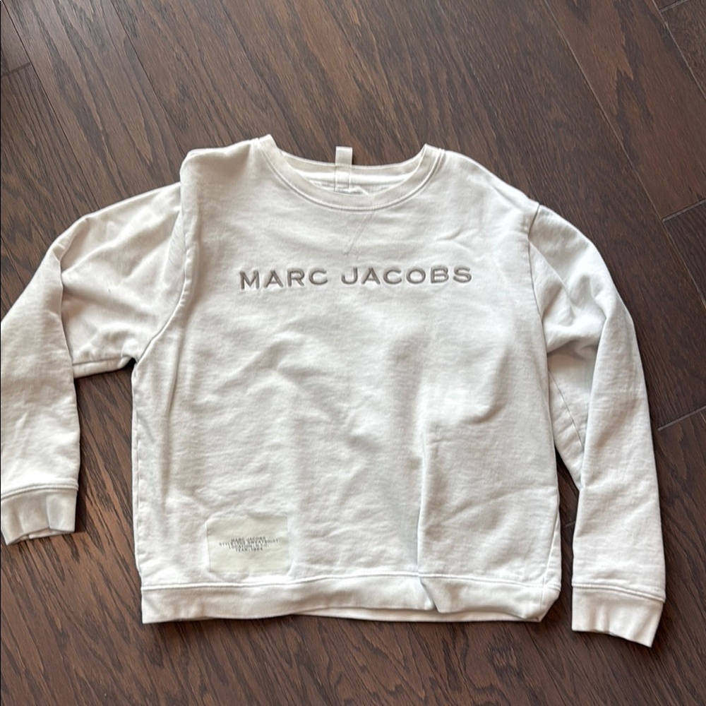 Marc Jacobs White Crewneck Sweater